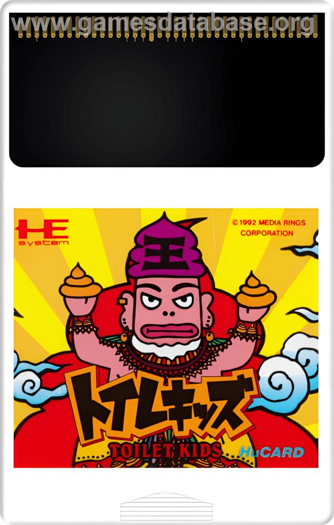 Toilet Kids - NEC TurboGrafx-16 - Artwork - Cartridge