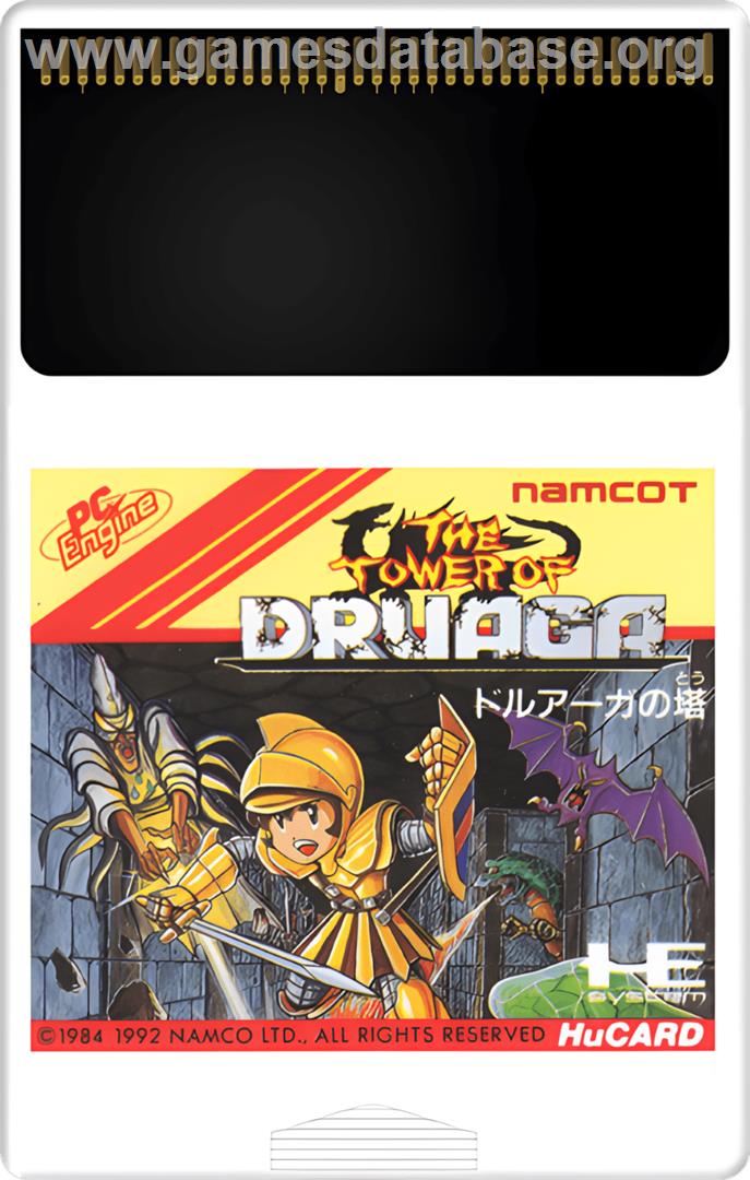 Tower Of Druaga, The - NEC TurboGrafx-16 - Artwork - Cartridge