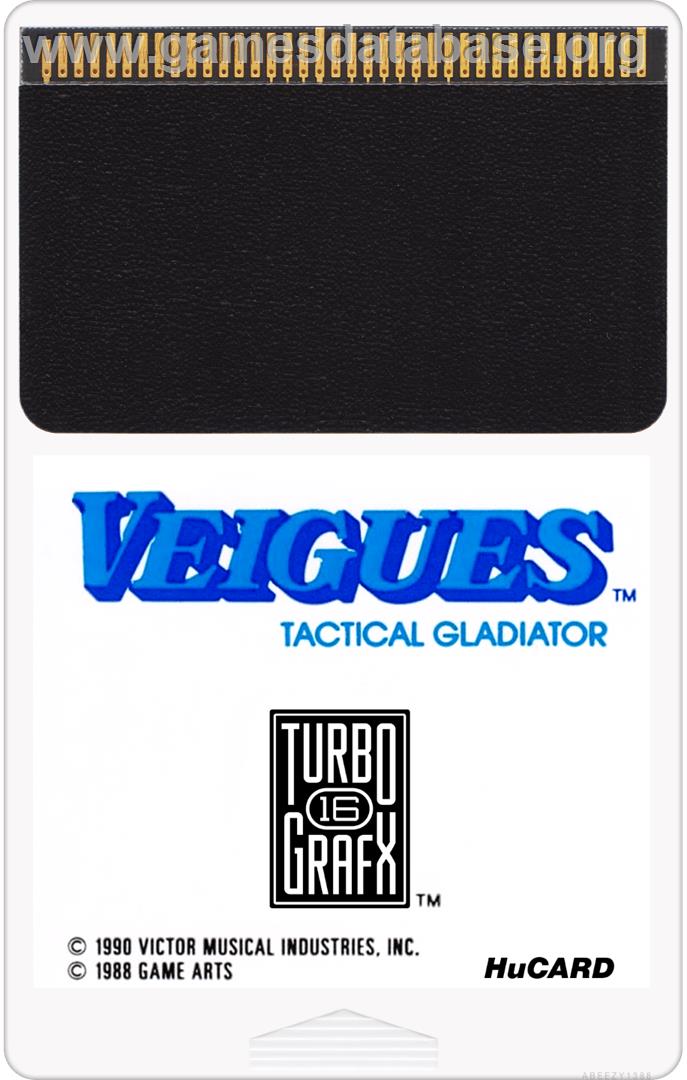 Veigues - Tactical Gladiator - NEC TurboGrafx-16 - Artwork - Cartridge