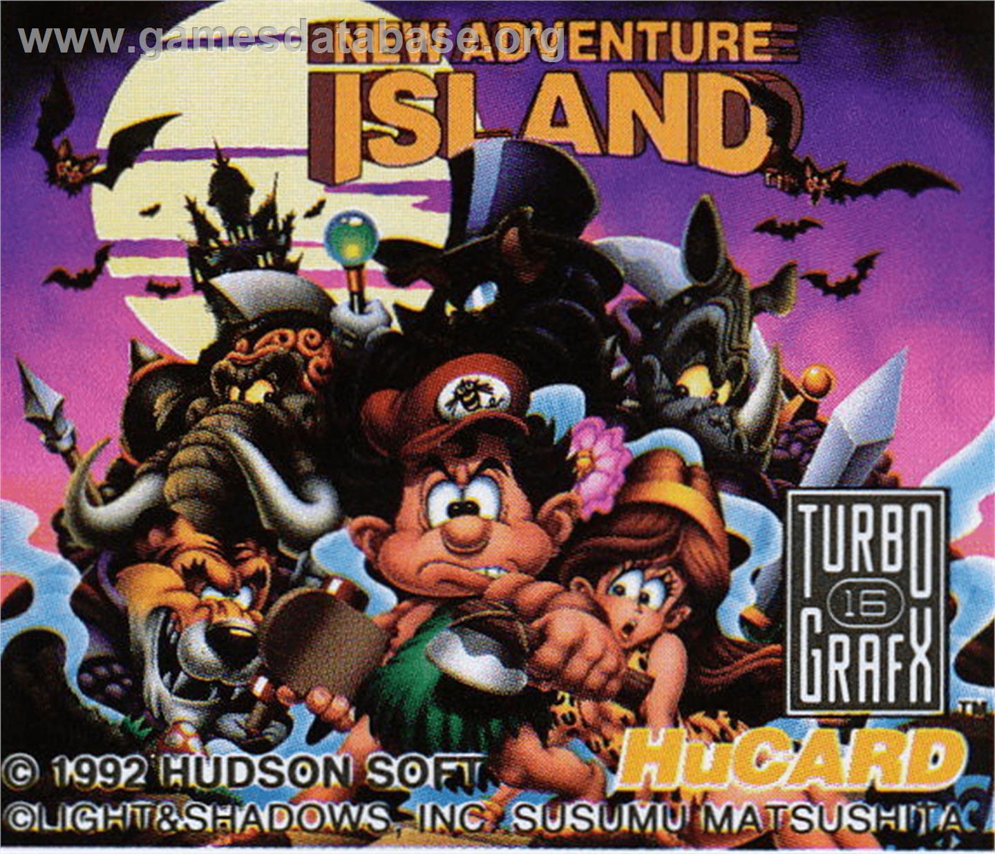 New Adventure Island - NEC TurboGrafx-16 - Artwork - Cartridge Top