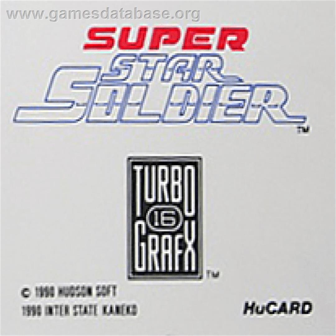 Super Star Soldier - NEC TurboGrafx-16 - Artwork - Cartridge Top