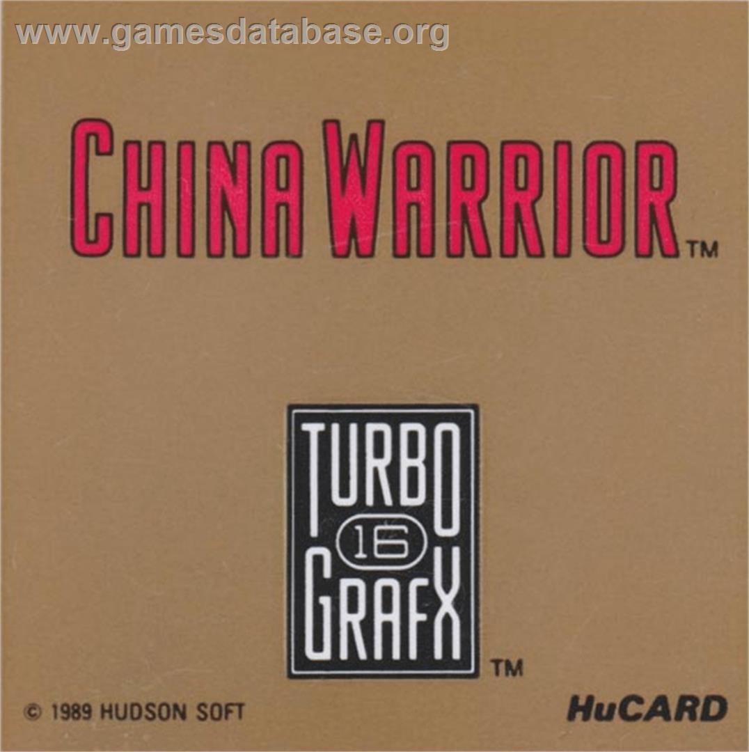 The Ninja Warriors - NEC TurboGrafx-16 - Artwork - Cartridge Top