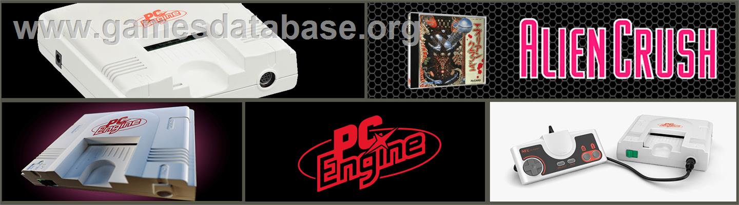 Alien Crush - NEC TurboGrafx-16 - Artwork - Marquee