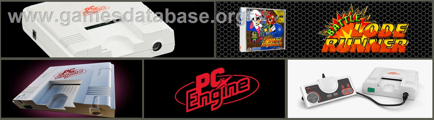 Battle Lode Runner - NEC TurboGrafx-16 - Artwork - Marquee