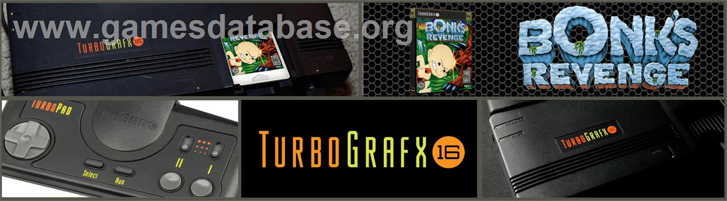 Bonk's Revenge - NEC TurboGrafx-16 - Artwork - Marquee