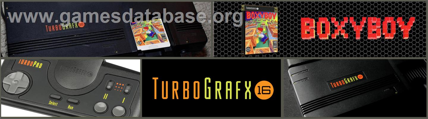Boxyboy - NEC TurboGrafx-16 - Artwork - Marquee