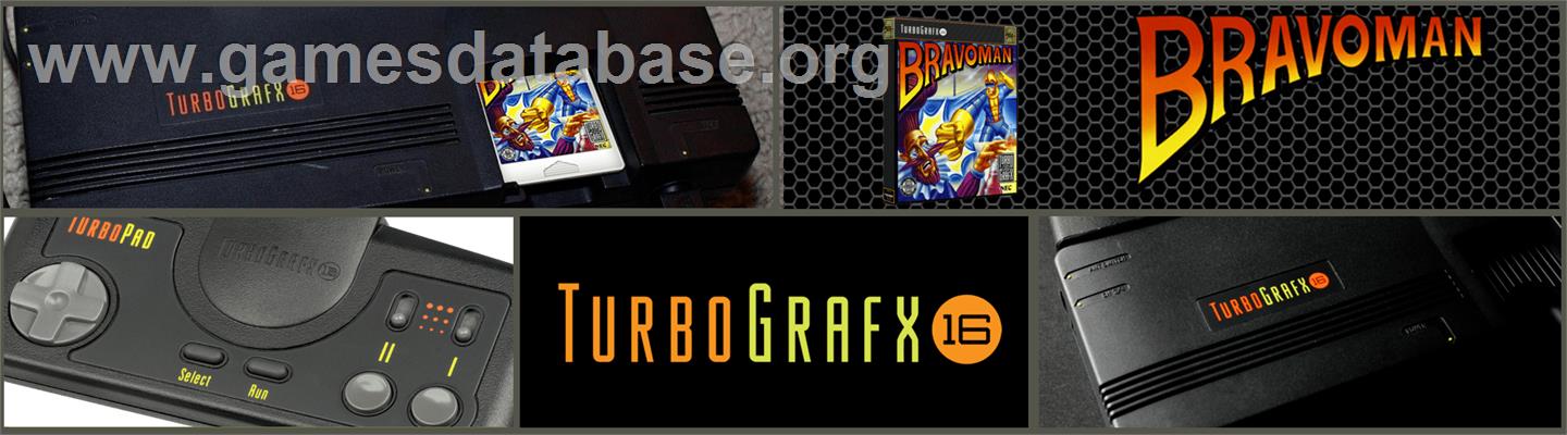 Bravoman - NEC TurboGrafx-16 - Artwork - Marquee