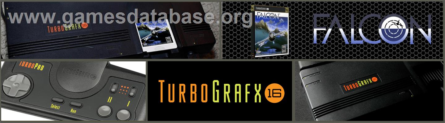 Falcon - NEC TurboGrafx-16 - Artwork - Marquee