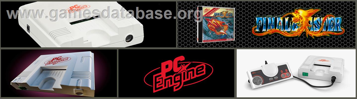 Final Blaster - NEC TurboGrafx-16 - Artwork - Marquee