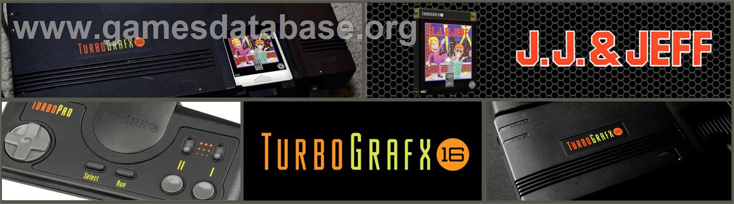J.J. & Jeff - NEC TurboGrafx-16 - Artwork - Marquee