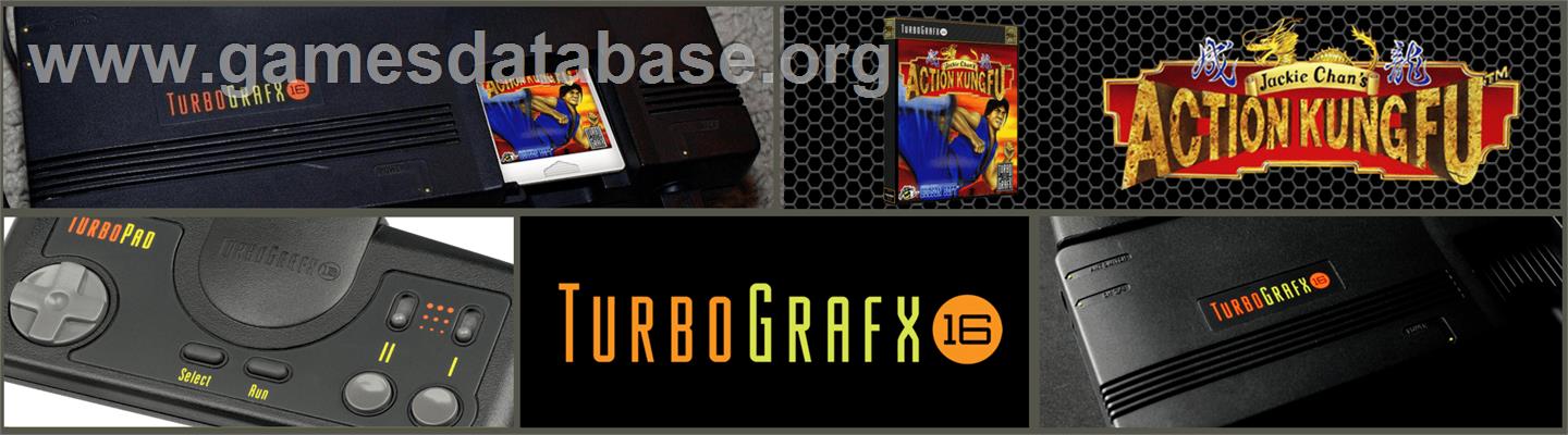 Jackie Chan's Action Kung Fu - NEC TurboGrafx-16 - Artwork - Marquee