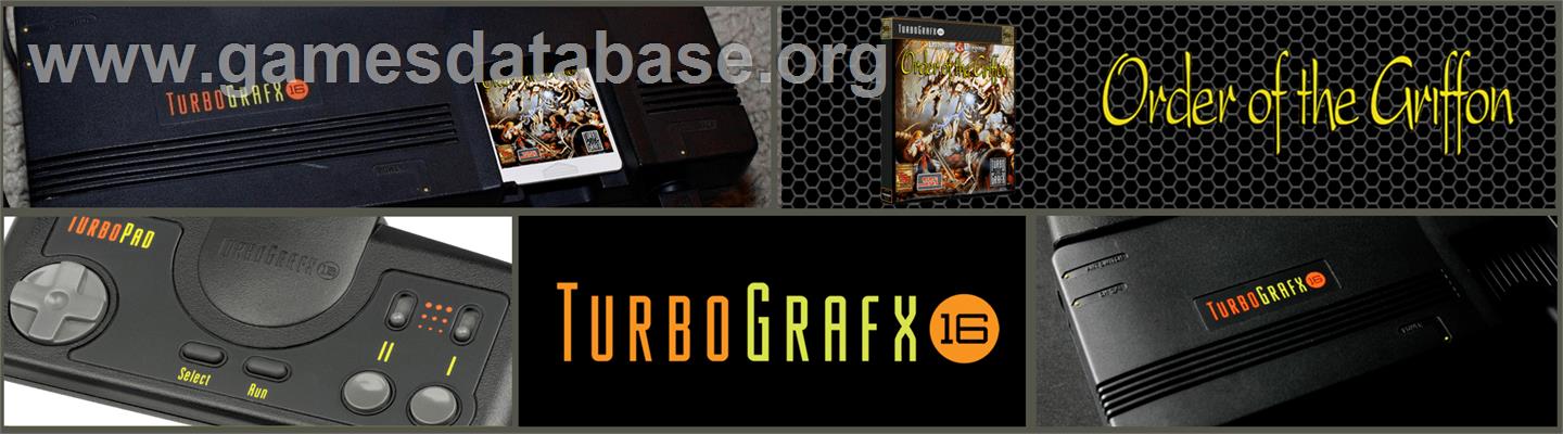 Order of the Griffon - NEC TurboGrafx-16 - Artwork - Marquee