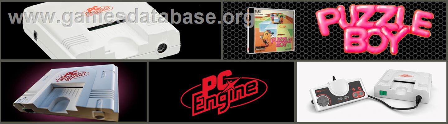Puzzle Boy - NEC TurboGrafx-16 - Artwork - Marquee