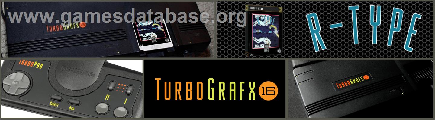 R-type - NEC TurboGrafx-16 - Artwork - Marquee