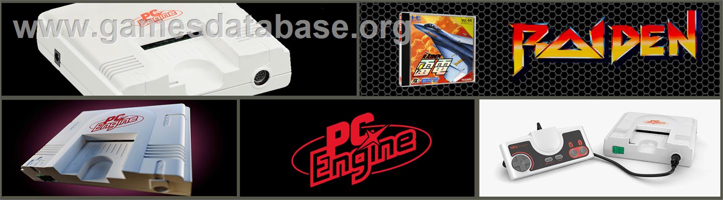 Raiden - NEC TurboGrafx-16 - Artwork - Marquee