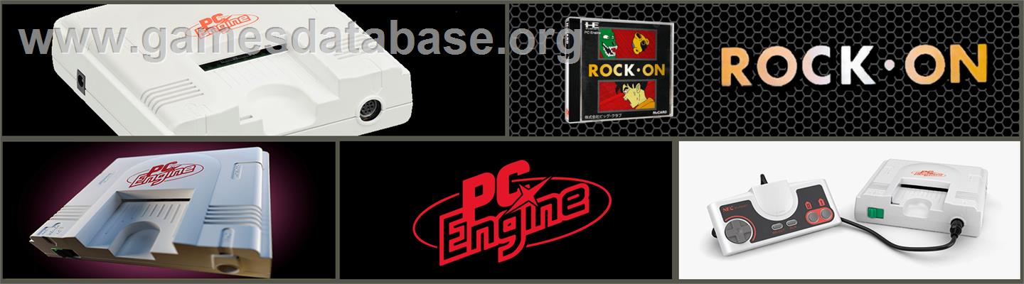 Rock-on - NEC TurboGrafx-16 - Artwork - Marquee