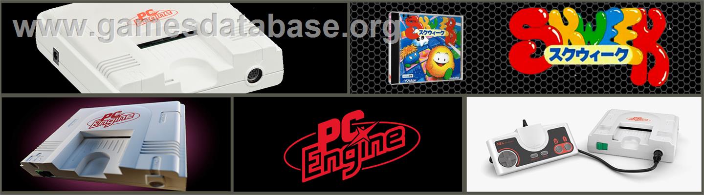 Skweek - NEC TurboGrafx-16 - Artwork - Marquee
