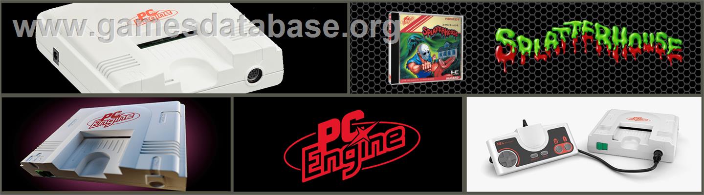 Splatterhouse - NEC TurboGrafx-16 - Artwork - Marquee