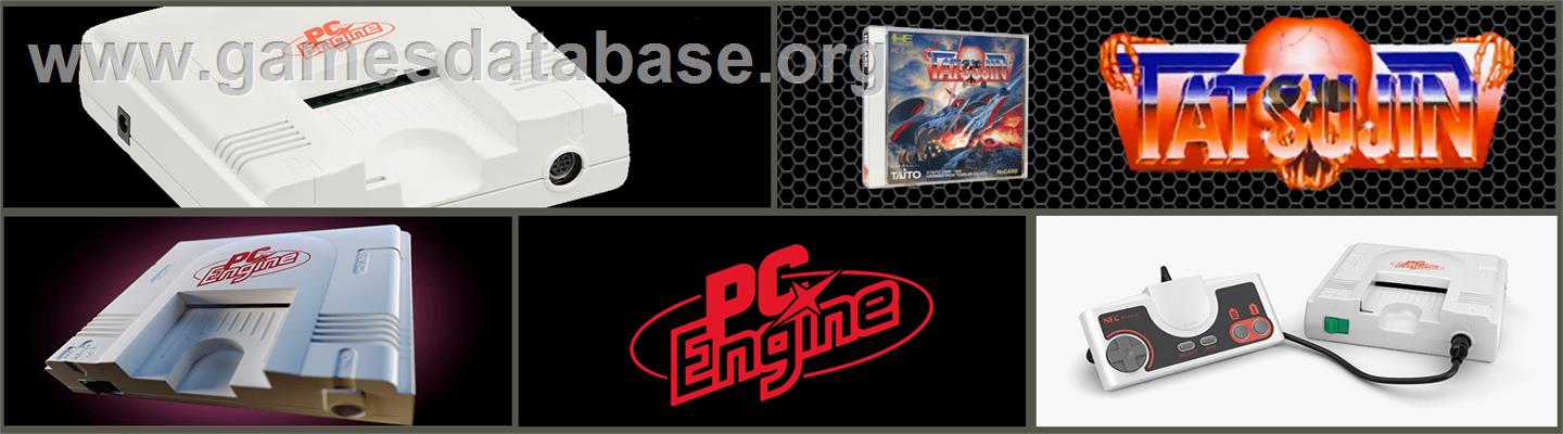 Tatsujin - NEC TurboGrafx-16 - Artwork - Marquee