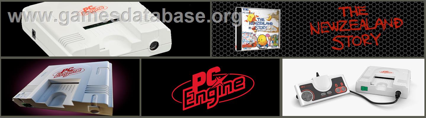 The New Zealand Story - NEC TurboGrafx-16 - Artwork - Marquee