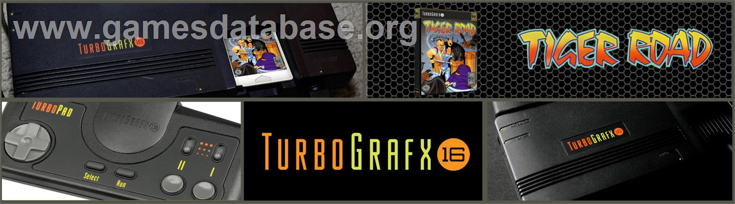 Tiger Road - NEC TurboGrafx-16 - Artwork - Marquee