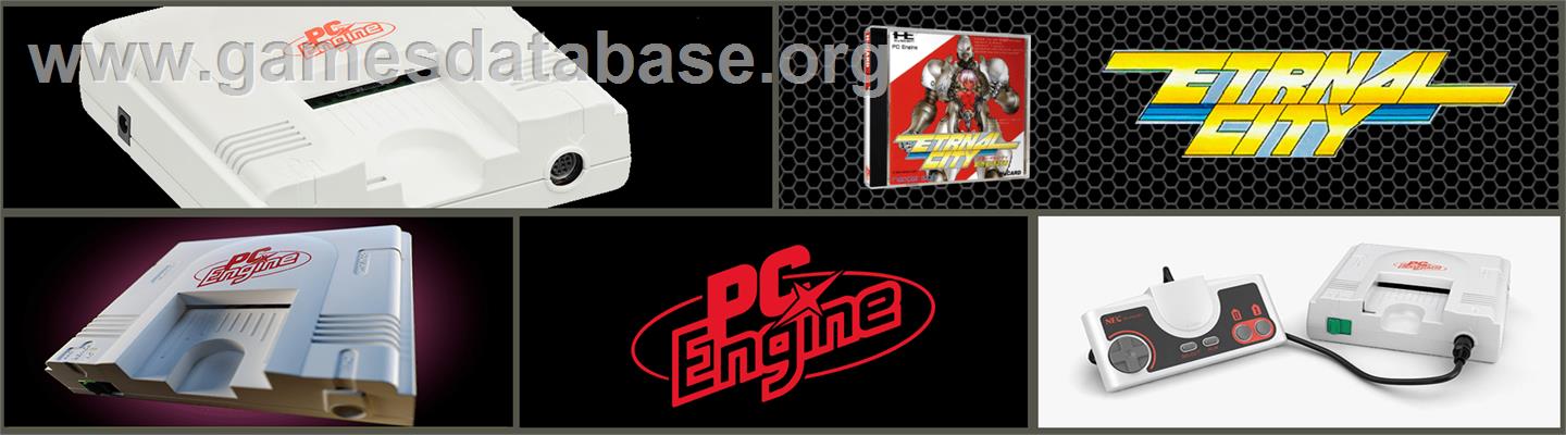 Toshi Tensou Keikaku - Eternal City - NEC TurboGrafx-16 - Artwork - Marquee
