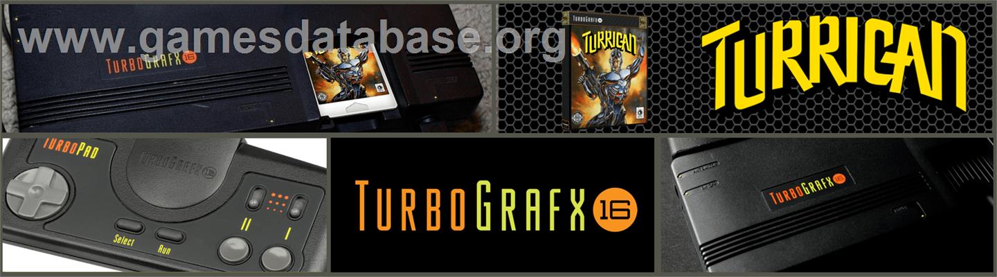 Turrican - NEC TurboGrafx-16 - Artwork - Marquee