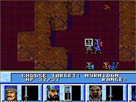 In game image of Dungeons and Dragons - Order of the Griffon on the NEC TurboGrafx-16.