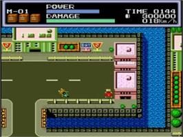 In game image of Kattobi! Takuhai Kun on the NEC TurboGrafx-16.