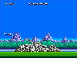 In game image of P-47 - The Freedom Fighter on the NEC TurboGrafx-16.