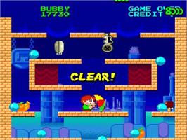 In game image of Parasol Stars - The Story Of Bubble Bobble 3 on the NEC TurboGrafx-16.
