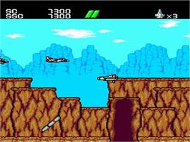 In game image of Power Gate on the NEC TurboGrafx-16.