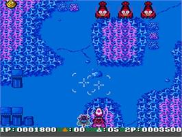 In game image of Toilet Kids on the NEC TurboGrafx-16.