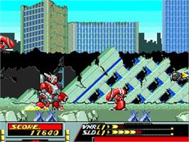 In game image of Veigues - Tactical Gladiator on the NEC TurboGrafx-16.