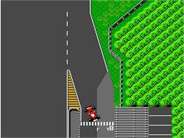 In game image of World Circuit on the NEC TurboGrafx-16.