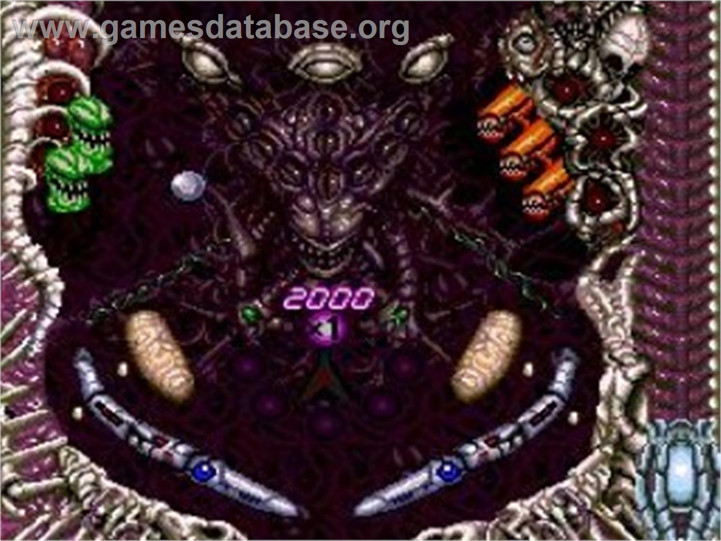 Alien Crush - NEC TurboGrafx-16 - Artwork - In Game