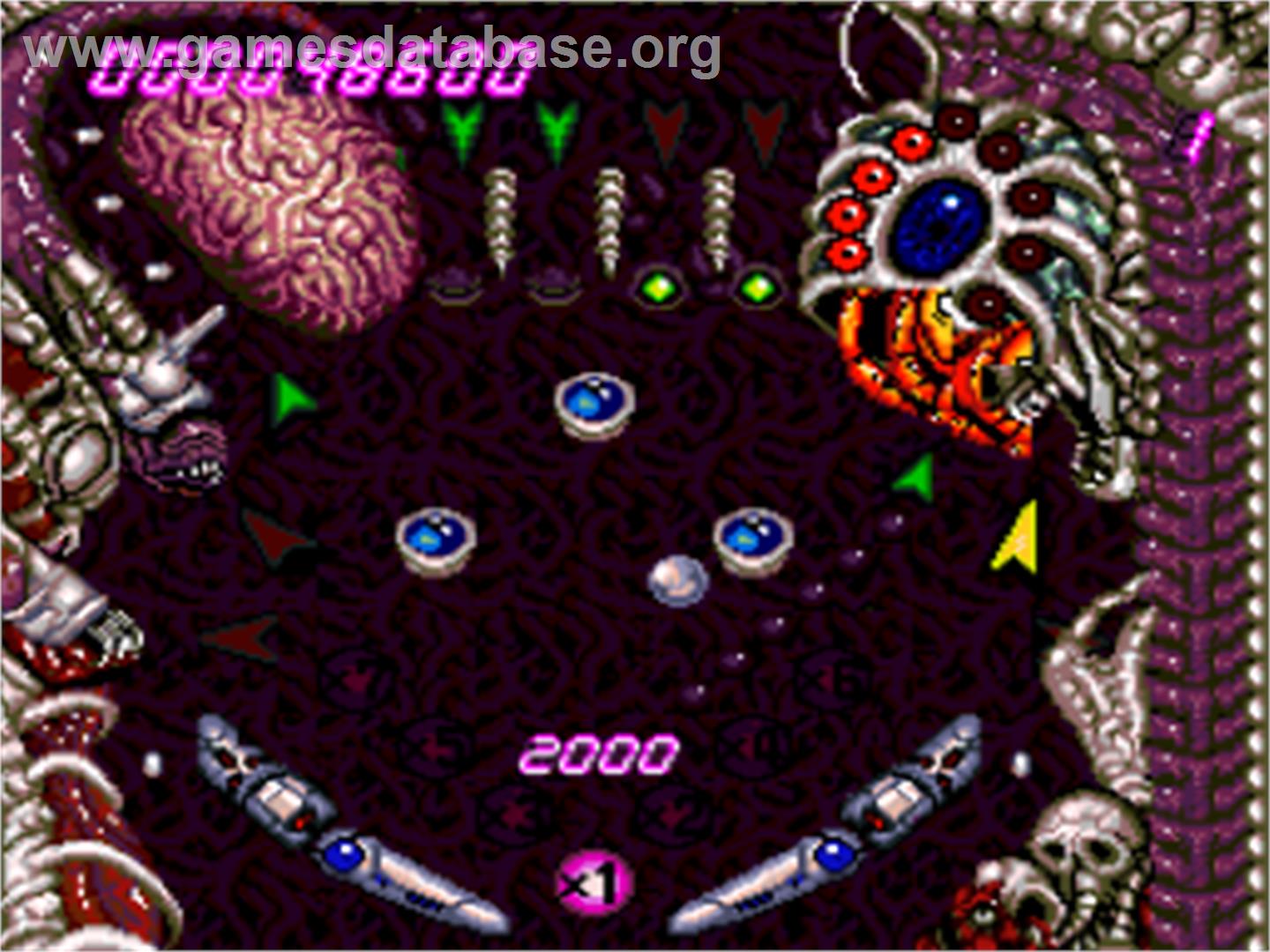 Alien Crush - NEC TurboGrafx-16 - Artwork - In Game