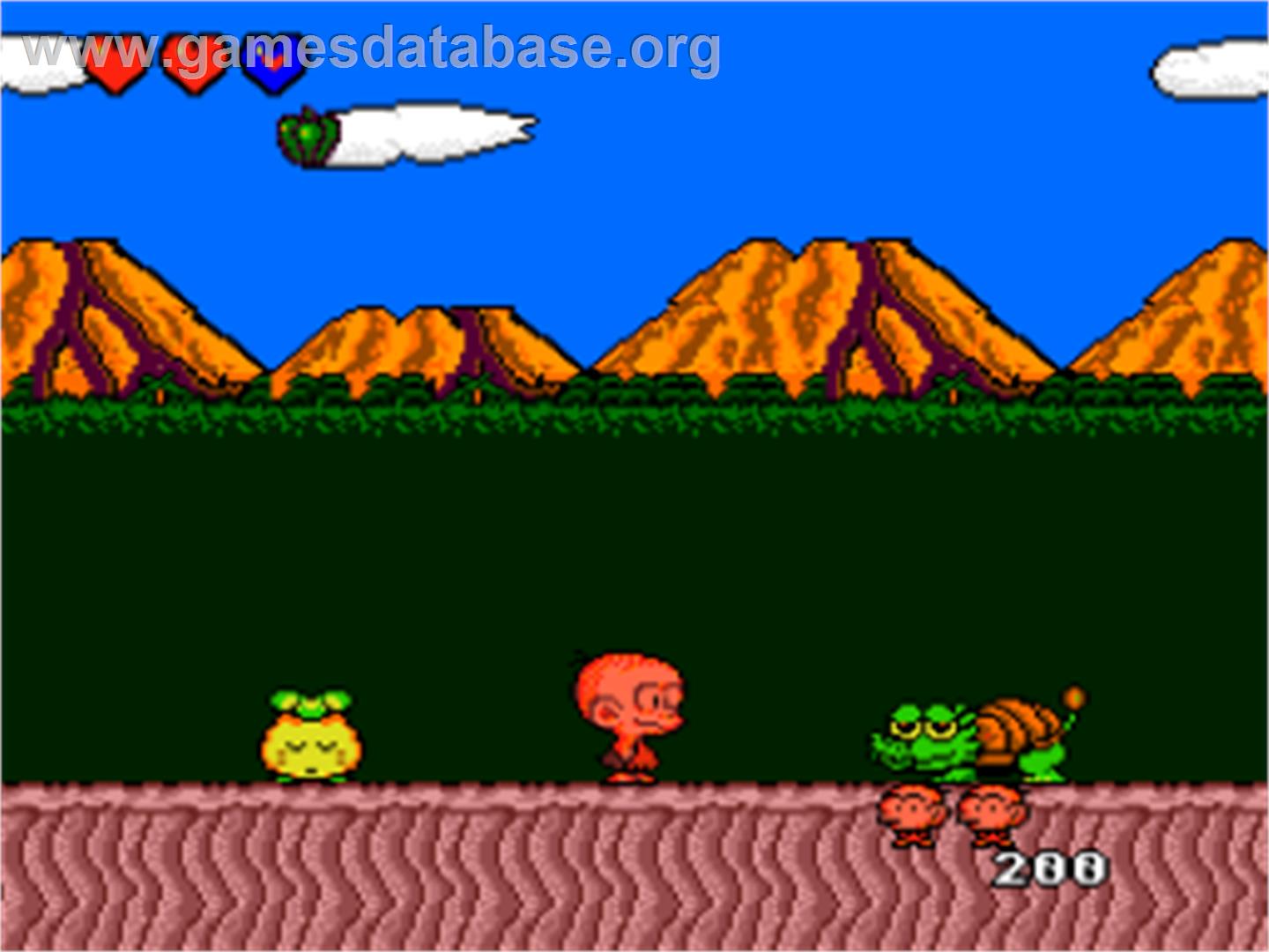 Bonk's Adventure - NEC TurboGrafx-16 - Artwork - In Game