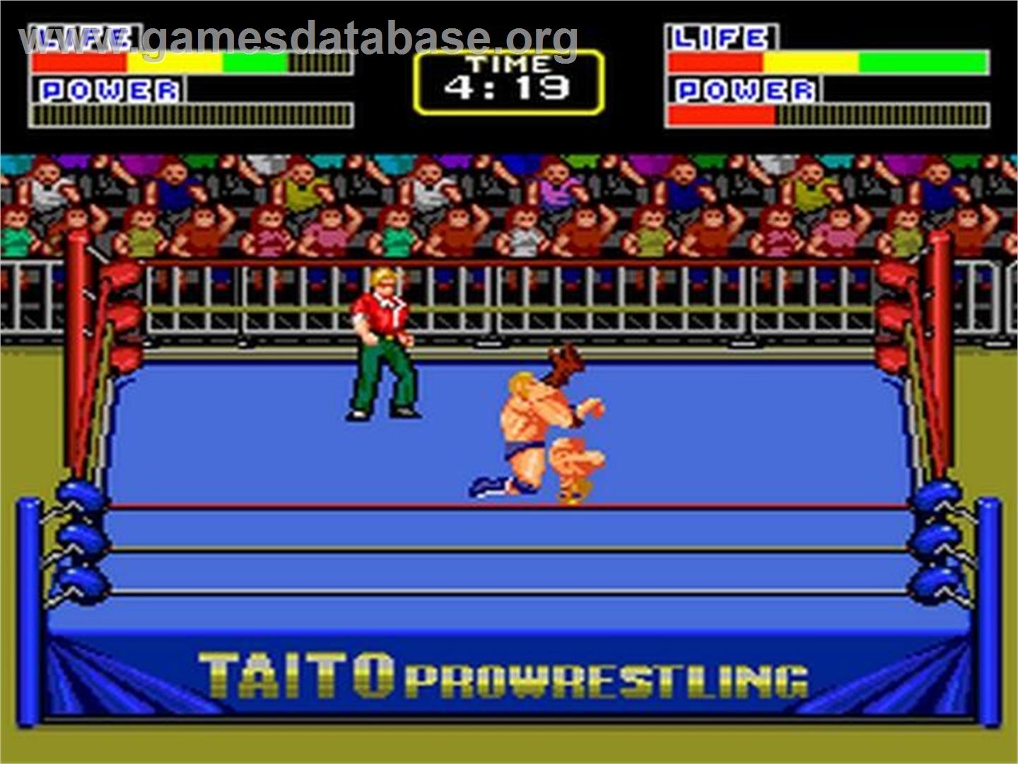 Champion Wrestler - NEC TurboGrafx-16 - Artwork - In Game