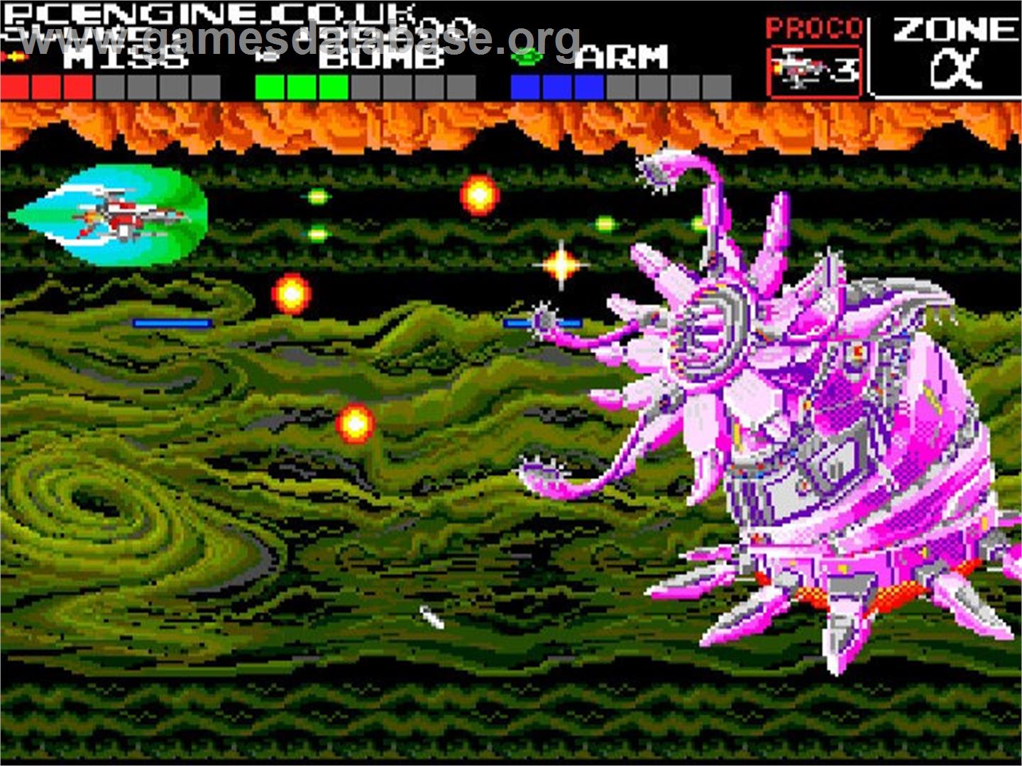 Darius Plus - NEC TurboGrafx-16 - Artwork - In Game