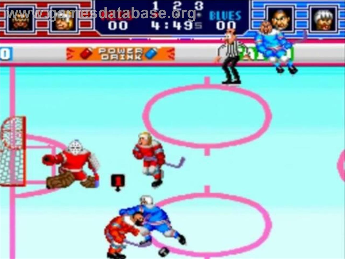 Hit the Ice - The Video Hockey League - NEC TurboGrafx-16 - Artwork - In Game