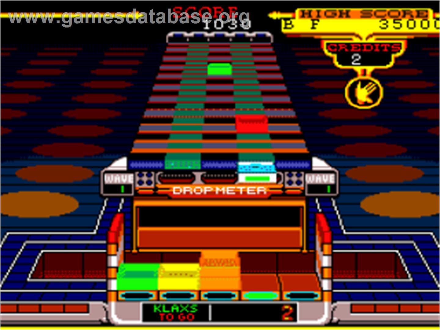 Klax - NEC TurboGrafx-16 - Artwork - In Game