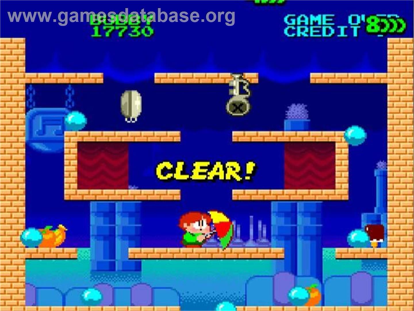 Parasol Stars - The Story Of Bubble Bobble 3 - NEC TurboGrafx-16 - Artwork - In Game