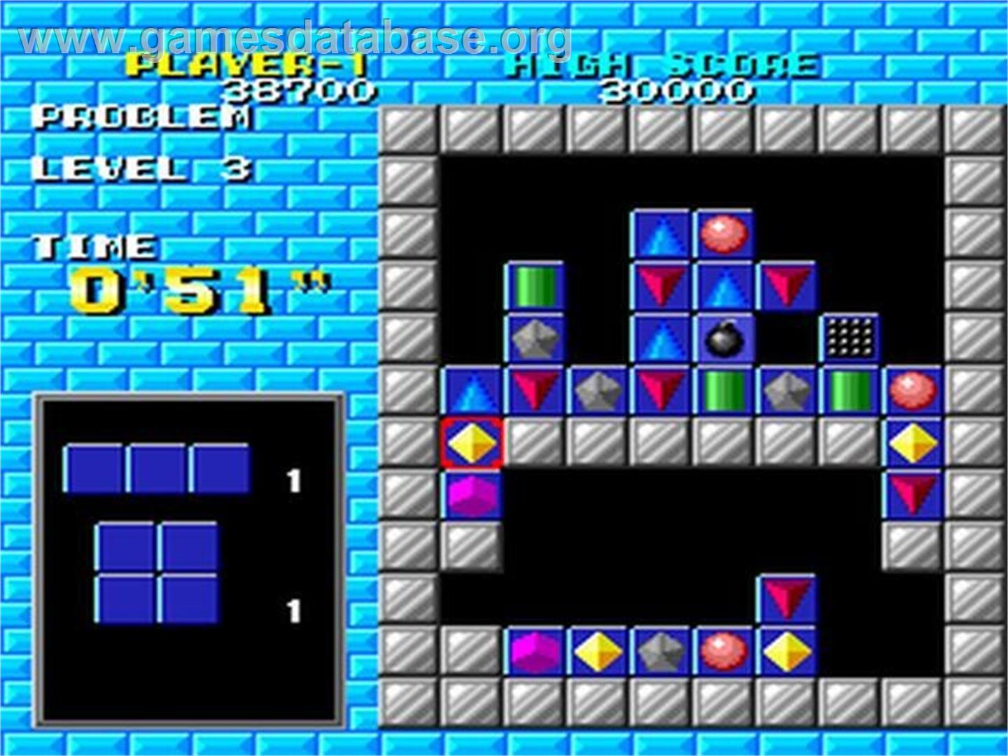 Puzznic - NEC TurboGrafx-16 - Artwork - In Game
