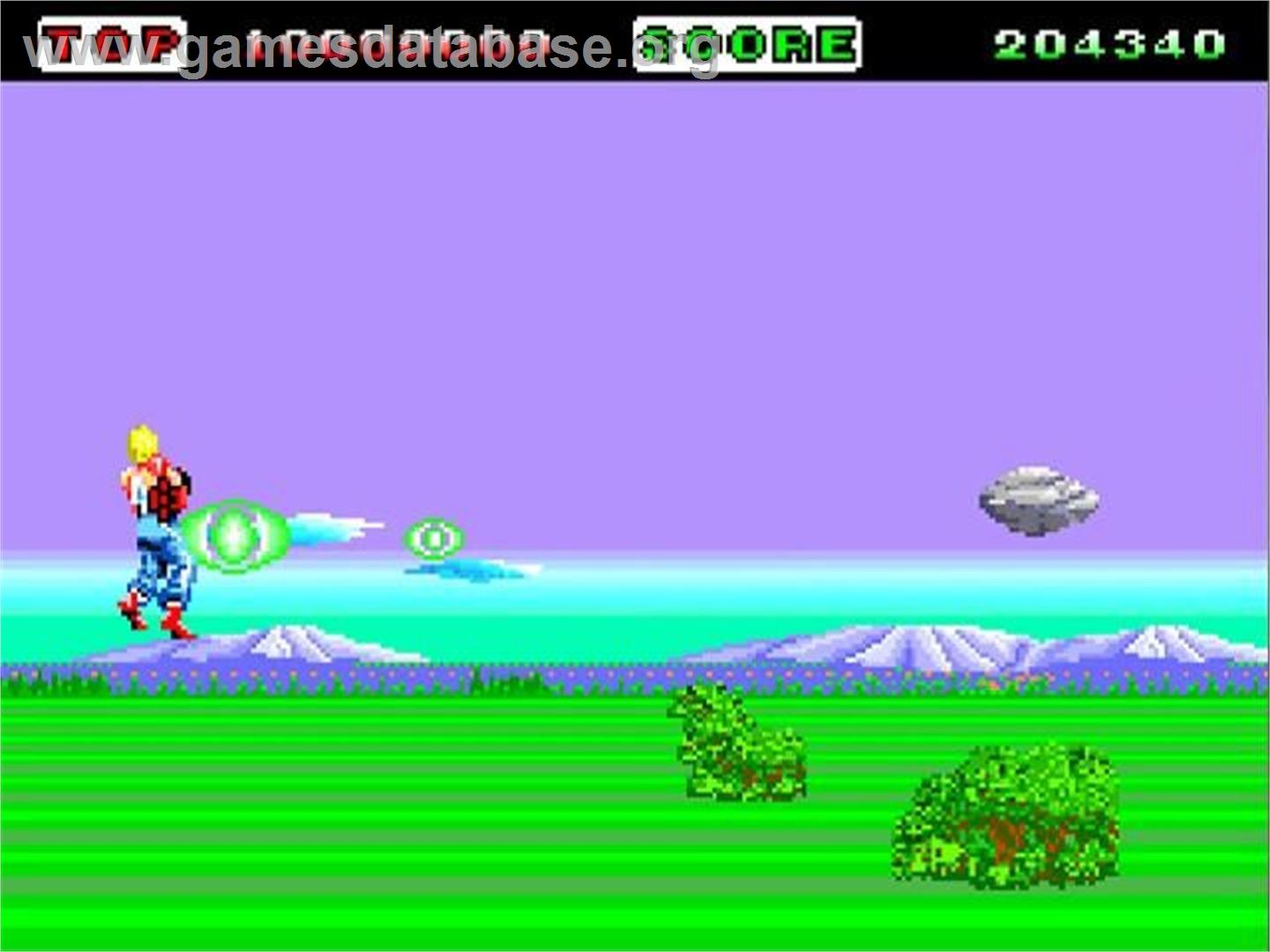 Space Harrier - NEC TurboGrafx-16 - Artwork - In Game