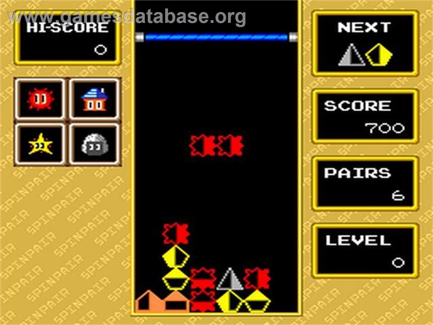 Spin Pair - NEC TurboGrafx-16 - Artwork - In Game