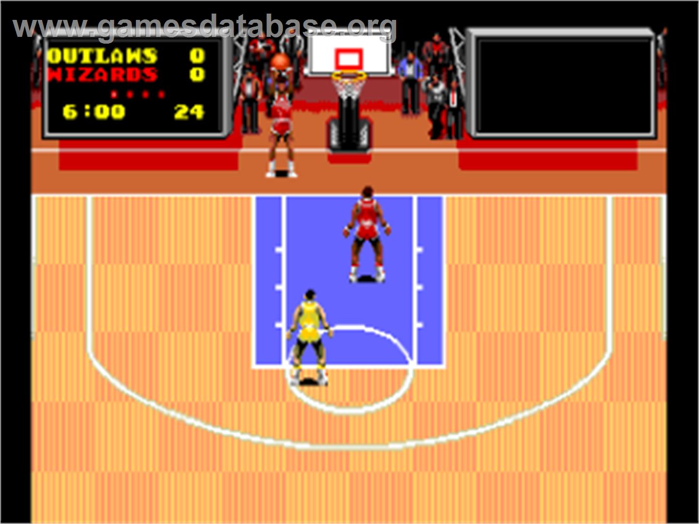 TV Sports: Basketball - NEC TurboGrafx-16 - Artwork - In Game