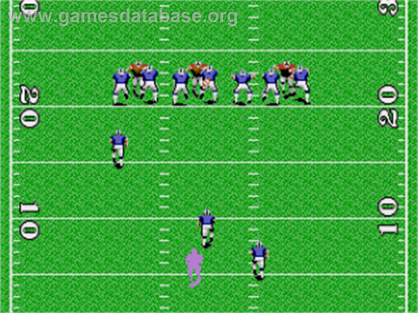 TV Sports: Football - NEC TurboGrafx-16 - Artwork - In Game