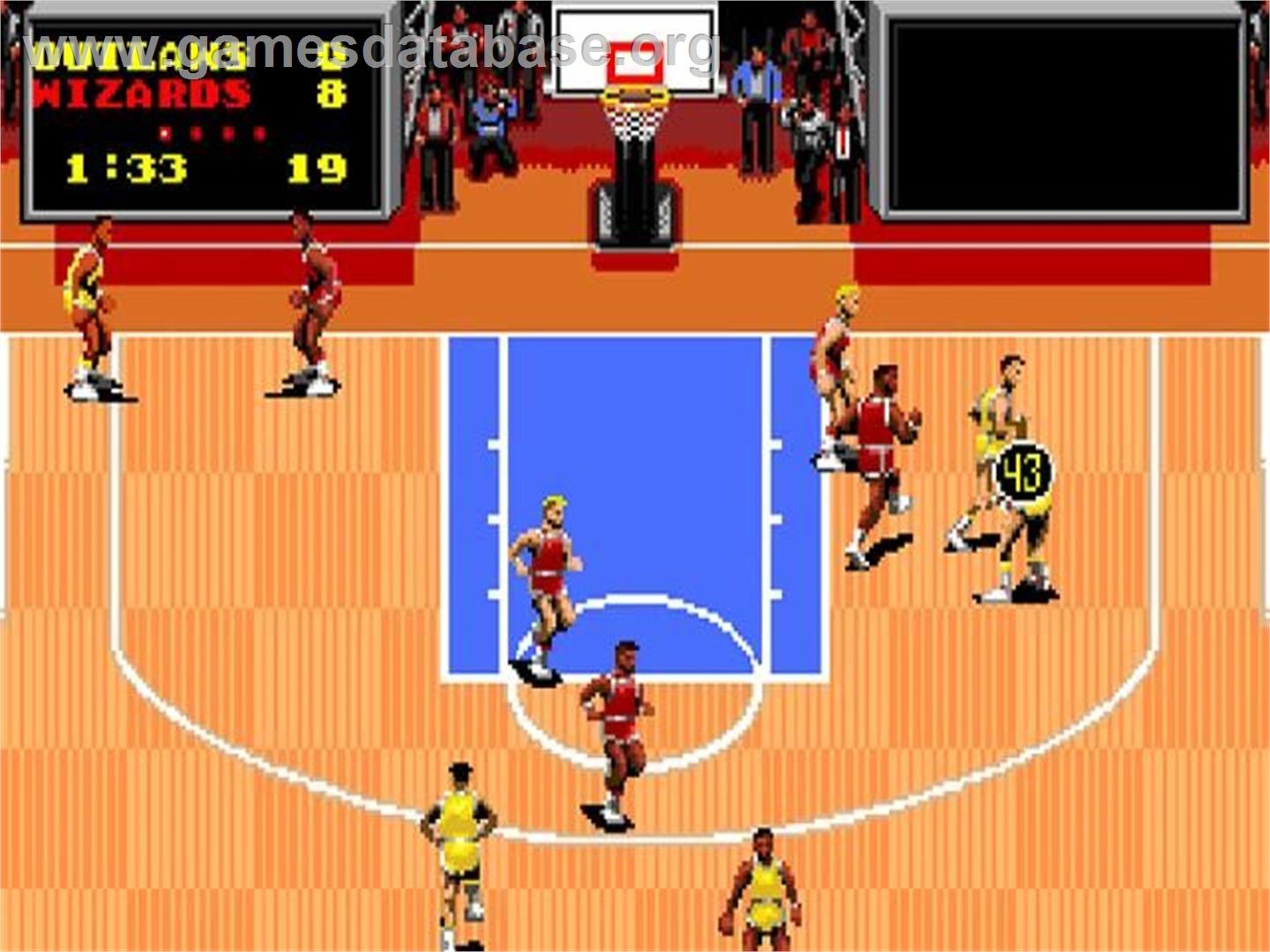 Tv Sports Basketball - NEC TurboGrafx-16 - Artwork - In Game