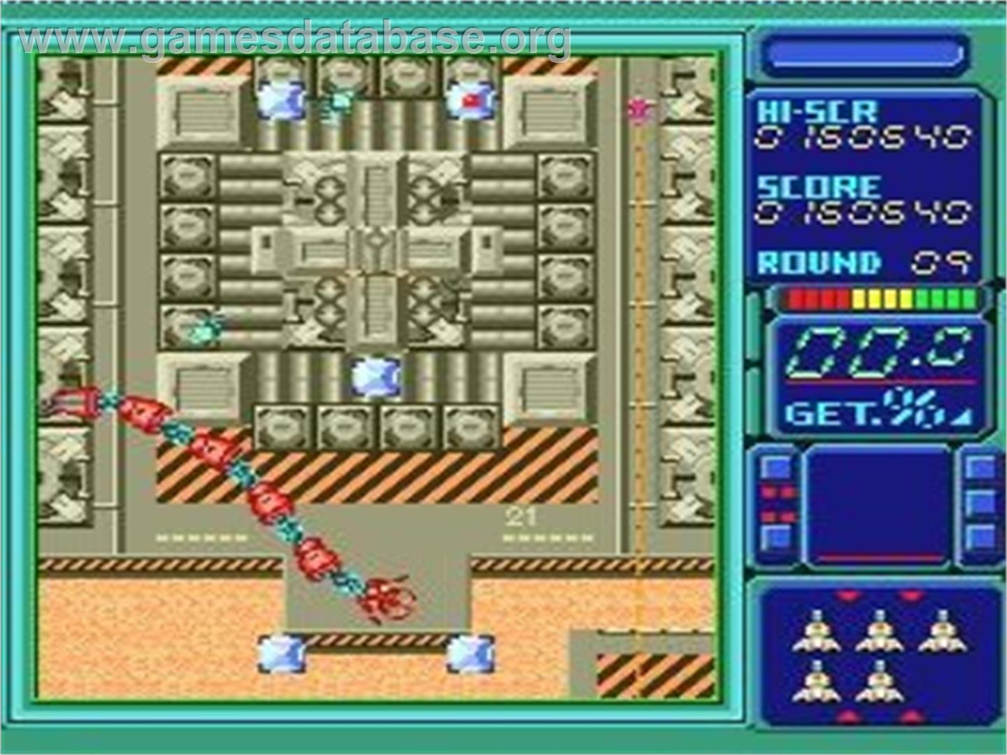 Volfied - NEC TurboGrafx-16 - Artwork - In Game